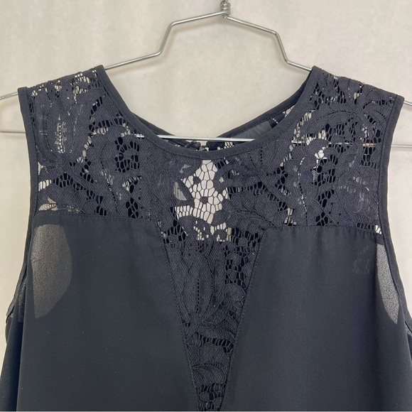 5/$25 Worthington small black tank 77 - Picture 2 of 5